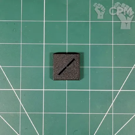 Описание картинки Square Base 30x30 mm Slot 1 Подставка квадратная пластик от Vault Boy по цене 48руб | Свободный Рынок Миниатюр - СРМ