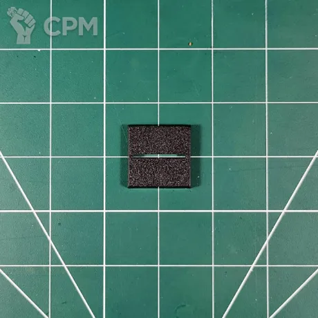 Описание картинки Square Base 30x30 mm Slot 2 Подставка квадратная пластик от Vault Boy по цене 48руб | Свободный Рынок Миниатюр - СРМ
