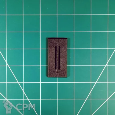 Описание картинки Citadel Base Rectangular 30x60 Slot Подставка прямоугольная (Оригинал Games Workshop)60x30 от Vault Boy по цене 228руб | Свободный Рынок Миниатюр - СРМ