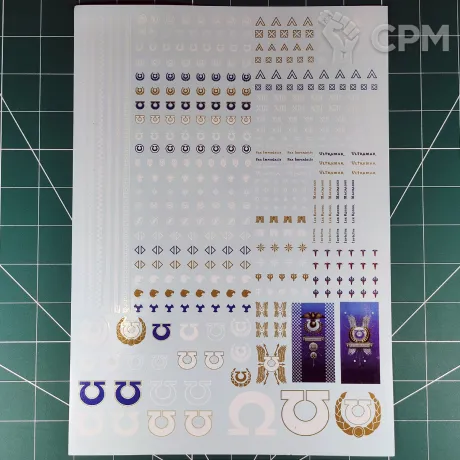 Описание картинки Ultramarines Transfer Sheet (Декали) Replica от Vault Boy по цене 1 798руб | Свободный Рынок Миниатюр - СРМ