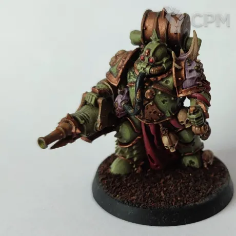 Описание картинки Foul Blightspawn (Conversion on Plague Marine) от  по цене 900руб | Свободный Рынок Миниатюр - СРМ