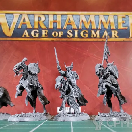 Описание картинки Soulblight Gravelords Barrow Knights (Black Knights) от Каджит по цене 4 498руб | Свободный Рынок Миниатюр - СРМ