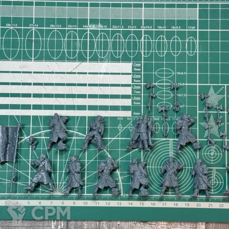 Описание картинки Empire Wolf Knights on foot от Recruiter по цене 550руб | Свободный Рынок Миниатюр - СРМ