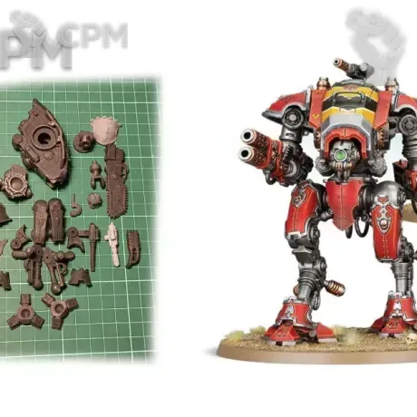Описание картинки Imperial Knights Armiger Warglaive от 3D Mechanicus по цене 550руб | Свободный Рынок Миниатюр - СРМ