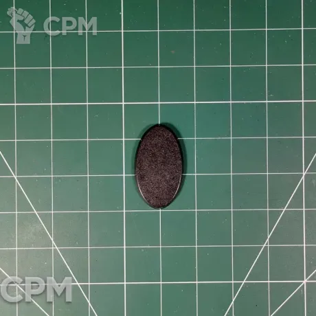 Описание картинки Oval Base 60x35 mm Подставка овальная пластик от Vault Boy по цене 58руб | Свободный Рынок Миниатюр - СРМ