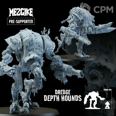 Описание картинки Dredge Depth Hounds Pack A от AxeL's Forge по цене 1 900руб | Свободный Рынок Миниатюр - СРМ