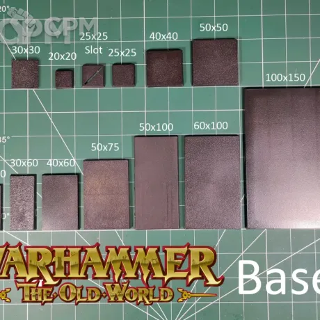 Описание картинки Базы Bases The Old World Square Bases and Rectangular Bases от Vault Boy по цене 18руб | Свободный Рынок Миниатюр - СРМ