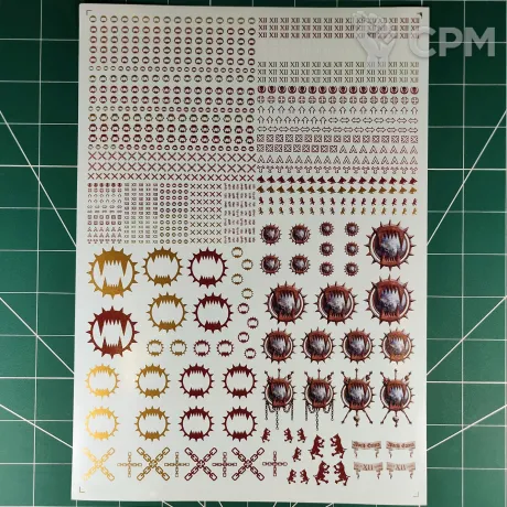Описание картинки World Eaters Transfer Sheet (Декали) Replica от Vault Boy по цене 1 798руб | Свободный Рынок Миниатюр - СРМ