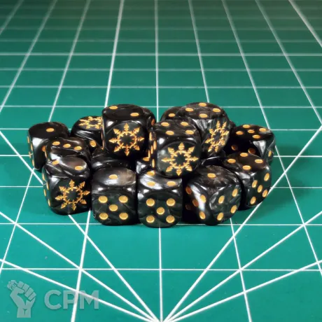 Описание картинки Custom Chaos Dice x20 от Vault Boy по цене 2 998руб | Свободный Рынок Миниатюр - СРМ