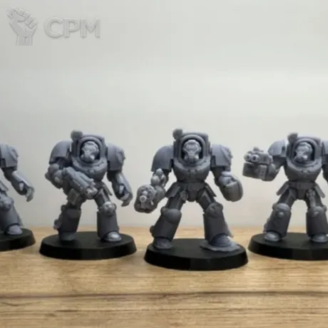 Описание картинки Terminator squad + покрас от No1se knight по цене 800руб | Свободный Рынок Миниатюр - СРМ