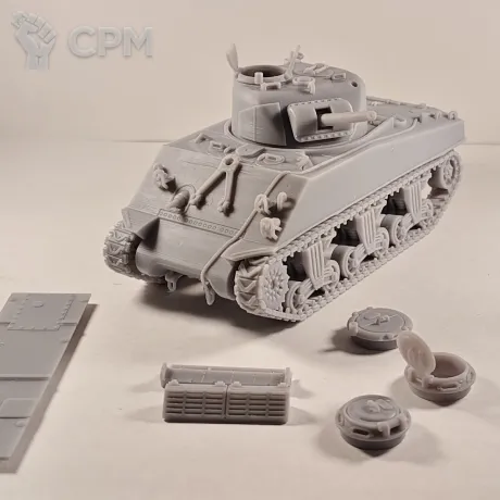 Описание картинки M4 Sherman / Средний танк «Шерман» от User59843 по цене 700руб | Свободный Рынок Миниатюр - СРМ