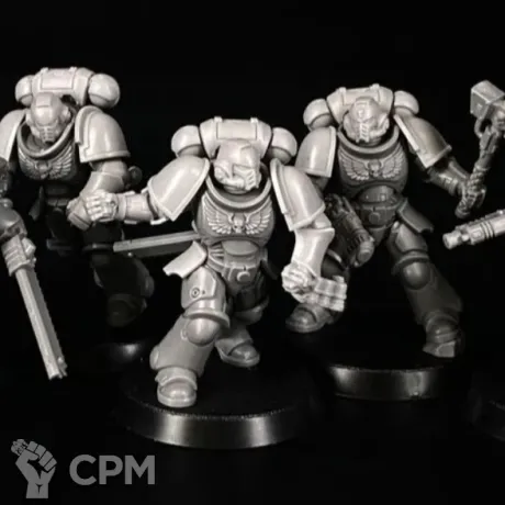 Описание картинки Assault intercessors squad + покрас от No1se knight по цене 600руб | Свободный Рынок Миниатюр - СРМ