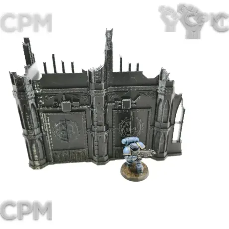 Описание картинки 2 этажная руина Mechanicus от Rev127 по цене 400руб | Свободный Рынок Миниатюр - СРМ