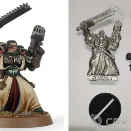 Описание картинки Dark Angels Sergeant от thymeQ по цене 1 800руб | Свободный Рынок Миниатюр - СРМ
