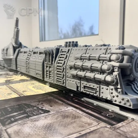 Описание картинки Бронепоезд от 3D Wargaming по цене 800руб | Свободный Рынок Миниатюр - СРМ