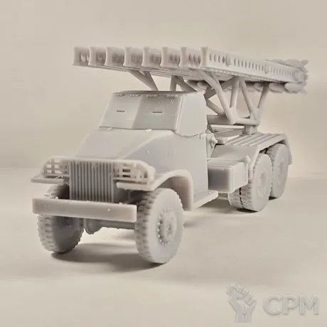 Описание картинки BM-13 Katyusha / БМ-13 «Катюша» на шасси Studebaker US6 от User59843 по цене 900руб | Свободный Рынок Миниатюр - СРМ