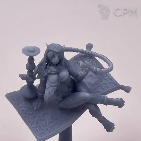 Описание картинки Fantasy Pin-up. Девушка Табакси на ковре самолете от Подземный человек по цене 200руб | Свободный Рынок Миниатюр - СРМ