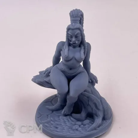 Описание картинки Fantasy Pin-up. Огрица от Подземный человек по цене 250руб | Свободный Рынок Миниатюр - СРМ