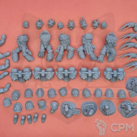 Описание картинки Night Lords Warp Talons v1 от  по цене 400руб | Свободный Рынок Миниатюр - СРМ