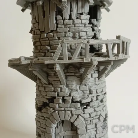 Описание картинки Hermit's Tower от Printopocalypse 3D по цене 2 300руб | Свободный Рынок Миниатюр - СРМ