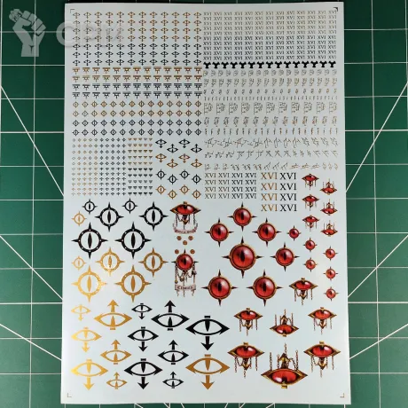 Описание картинки Sons of Horus Transfer Sheet (Декали) Replica от Vault Boy по цене 1 798руб | Свободный Рынок Миниатюр - СРМ