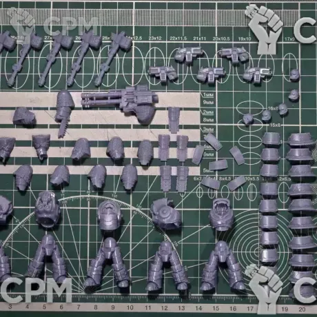 Описание картинки Iron Warriors Dominator Cohort от Recruiter по цене 650руб | Свободный Рынок Миниатюр - СРМ
