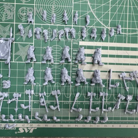 Описание картинки Dwarves Royal Guard от Recruiter по цене 600руб | Свободный Рынок Миниатюр - СРМ
