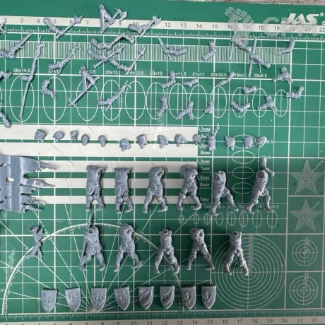 Описание картинки Vampire Counts Undead Knights foot от Recruiter по цене 600руб | Свободный Рынок Миниатюр - СРМ
