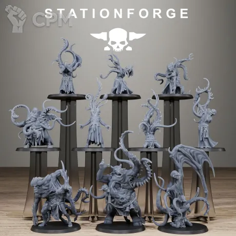Описание картинки Corrupted Guard Possessed Demon от WastelandMiniatures по цене 550руб | Свободный Рынок Миниатюр - СРМ