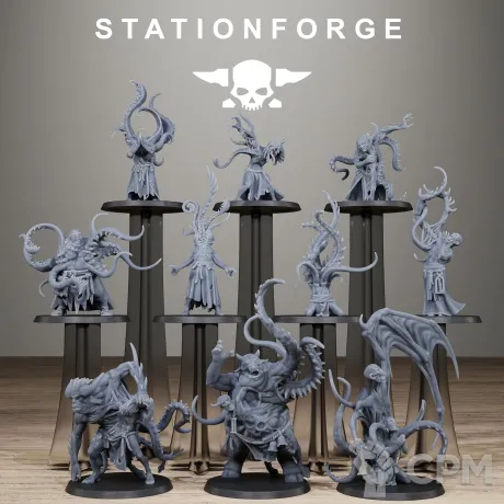 Описание картинки Corrupted Guard Possessed Demon от WastelandMiniatures по цене 550руб | Свободный Рынок Миниатюр - СРМ