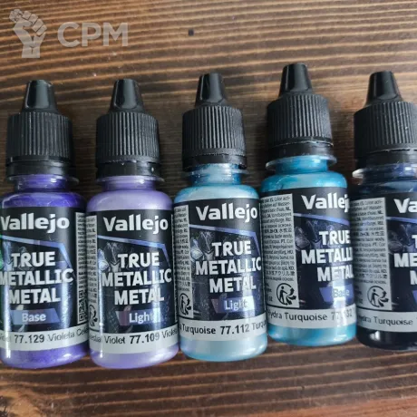 Описание картинки Наборы TRUE METALLIC METAL   TURQUOISE and VIOLET (НОВЫЕ) от trofimowova по цене 1 000руб | Свободный Рынок Миниатюр - СРМ