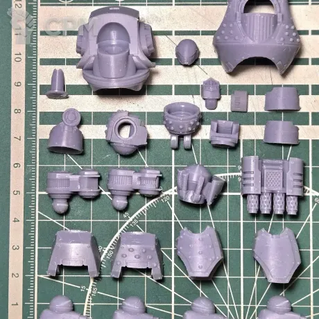 Описание картинки Contemptor dreadnought + 2 оружия на выбор от Recruiter по цене 700руб | Свободный Рынок Миниатюр - СРМ
