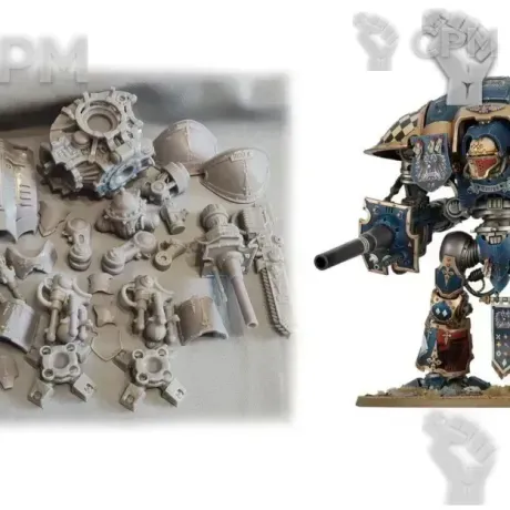 Описание картинки Imperial Knight от 3D Mechanicus по цене 1 700руб | Свободный Рынок Миниатюр - СРМ