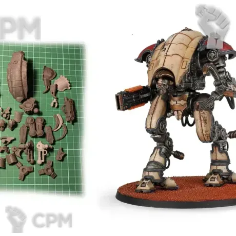 Описание картинки Mechanicum Knight Moirax от 3D Mechanicus по цене 550руб | Свободный Рынок Миниатюр - СРМ