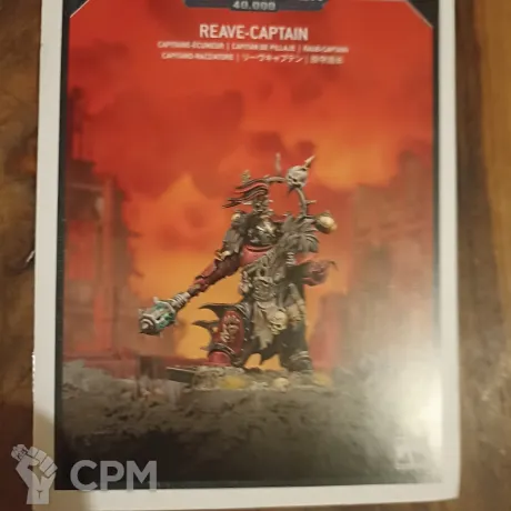 Описание картинки Red Corsairs Reave-Captain, оригинал на литниках от Пилорама по цене 2 000руб | Свободный Рынок Миниатюр - СРМ