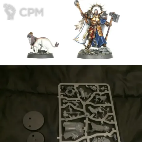 Описание картинки Lord Imperatant with Gryph hound от Svarden по цене 300руб | Свободный Рынок Миниатюр - СРМ