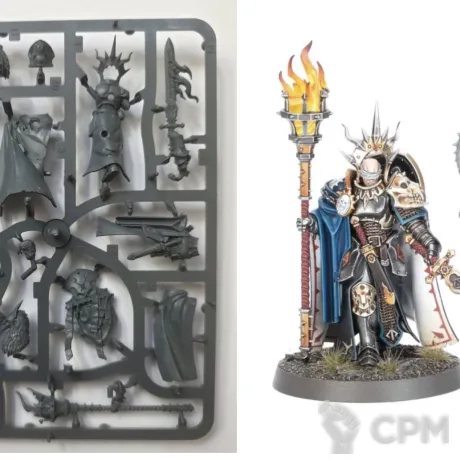 Описание картинки Lord Veritant with Gryph crow (оригинал с базами) от eidolon62 по цене 100руб | Свободный Рынок Миниатюр - СРМ