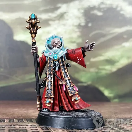 Описание картинки Genestealer Cults Magus от Каджит по цене 1 898руб | Свободный Рынок Миниатюр - СРМ