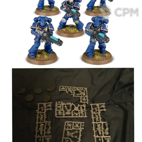 Описание картинки Space marines Hellblasters Dark Imperium от Svarden по цене 1 500руб | Свободный Рынок Миниатюр - СРМ