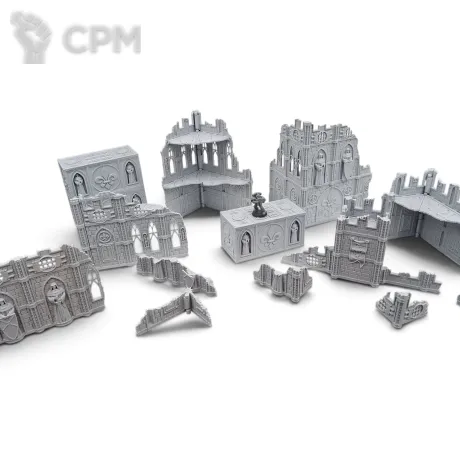 Описание картинки Набор Террейна 11th Редакции - Adeptus Sororitas от Terrain Print по цене 3 000руб | Свободный Рынок Миниатюр - СРМ