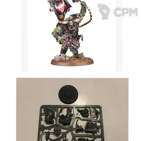Описание картинки Armageddon: Orks Warboss от Svarden по цене 1 000руб | Свободный Рынок Миниатюр - СРМ