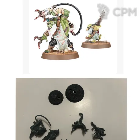 Описание картинки Armageddon: Orks Painboy + 1 Grot Orderly от Svarden по цене 1 200руб | Свободный Рынок Миниатюр - СРМ