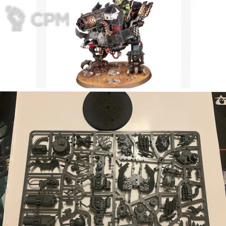 Описание картинки Big Mek Dakkarig, Armageddon от Svarden по цене 2 950руб | Свободный Рынок Миниатюр - СРМ