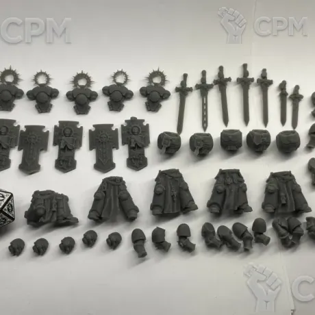 Описание картинки Space Marines Bladeguard Veterans от Подземный человек по цене 300руб | Свободный Рынок Миниатюр - СРМ