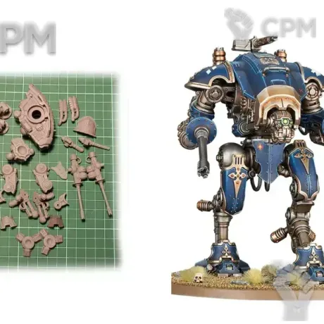 Описание картинки Armiger Helverin от 3D Mechanicus по цене 550руб | Свободный Рынок Миниатюр - СРМ
