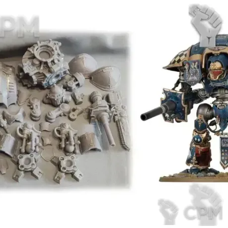 Описание картинки Imperial Knight от 3D Mechanicus по цене 1 700руб | Свободный Рынок Миниатюр - СРМ