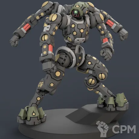 Описание картинки Commander in Crisis Battlesuit от Tridax Forge по цене 250руб | Свободный Рынок Миниатюр - СРМ