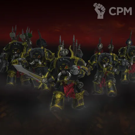Описание картинки [КОПИЯ] Chaos Terminators (5 бойцов) от Tridax Forge по цене 500руб | Свободный Рынок Миниатюр - СРМ