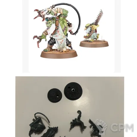 Описание картинки Armageddon: Orks Painboy + 1 Grot Orderly от Svarden по цене 1 200руб | Свободный Рынок Миниатюр - СРМ