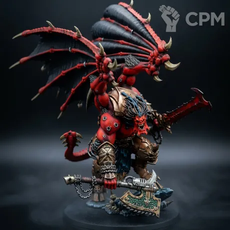 Описание картинки Angron, Daemon Primarch of Khorne от GOSThammer по цене 5 500руб | Свободный Рынок Миниатюр - СРМ